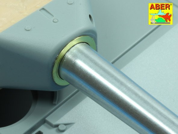 Aber 35L-191 British 120mm L1A2 barrel for Conqueror Mark 2 1/35 – Bild 6