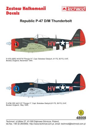 Techmod 48008 - Republic P-47D/M Thunderbolt 1/48 – image 2