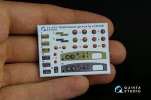 Quinta Studio QD35034 Opel Blitz 3D-Printed &amp;amp; colored Interior on decal paper (ICM) 1/35 – image 8