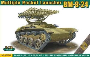 ACE 72542 BM-8-24 multiple rocket launcher 1/72