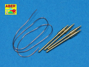 Aber 350L-29 Ensemble de 4 canons de 130 mm pour AK-130 Marine russe (1/350)