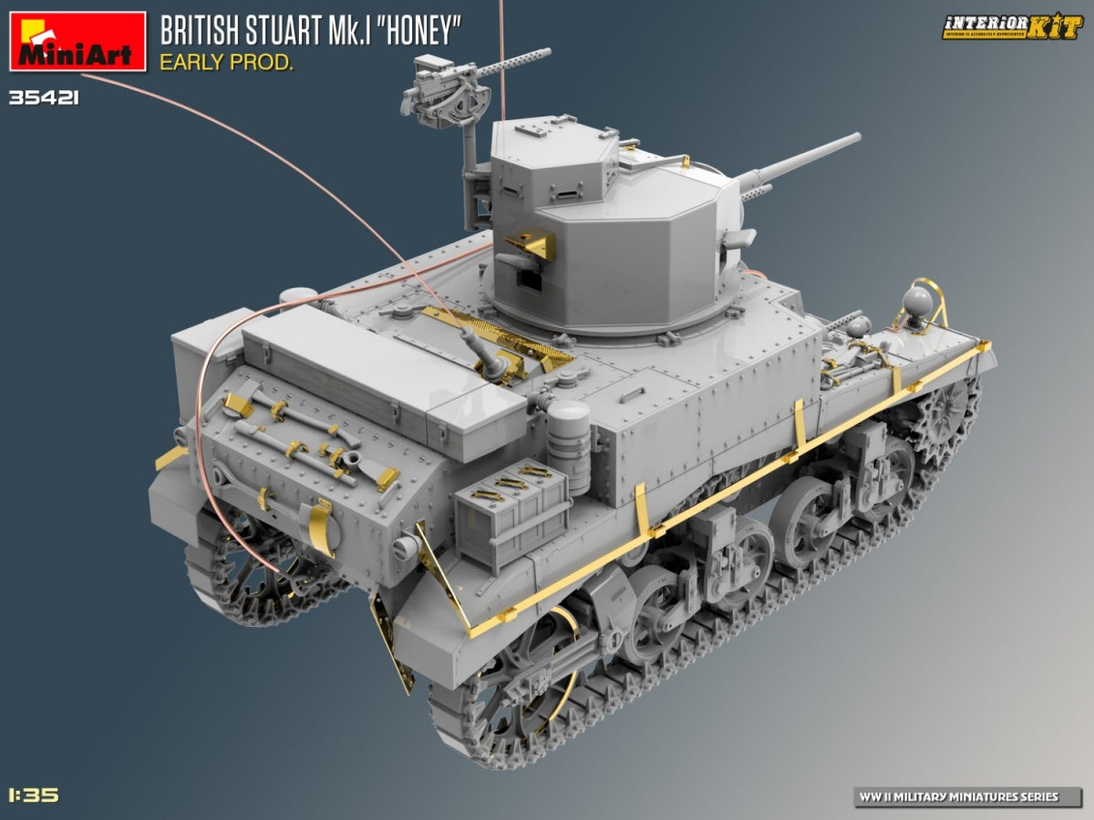 MiniArt 35421 BRITISH STUART MK.I HONEY EARLY PROD. INTERIOR KIT 1/35 – image 3