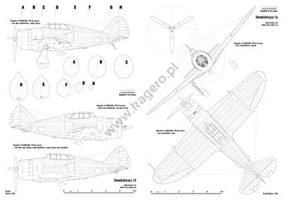 Kagero 7122 Republic P-43 Lancer EN/PL – obrázek 5