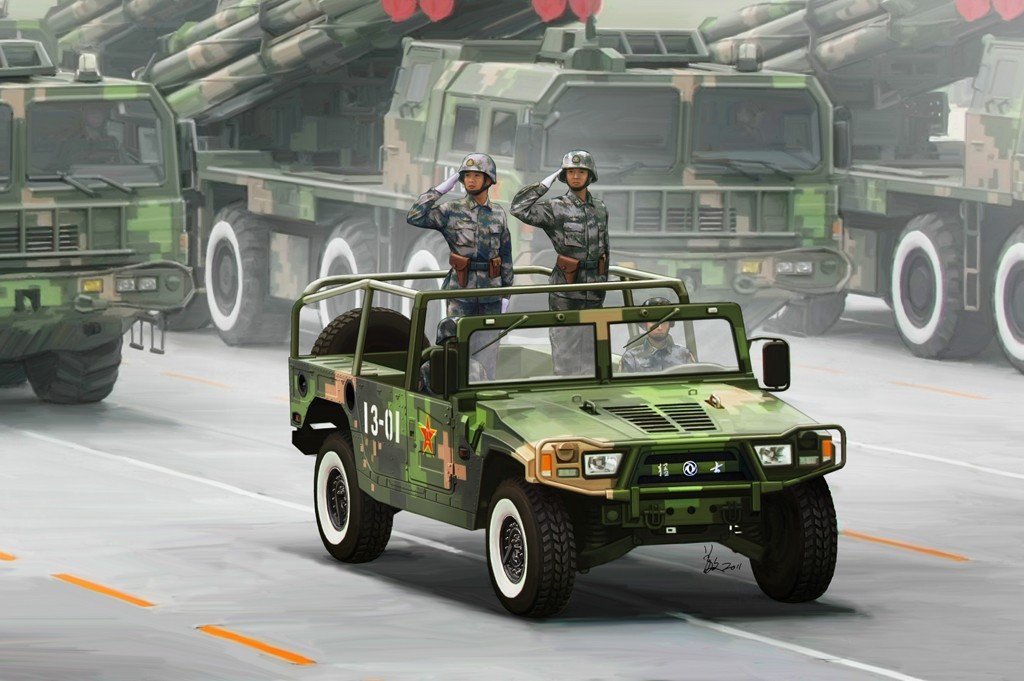 Hobby Boss 82467 Meng Shi 1.5 ton Military Light Utility Vehicle - Parade Versi (1/35)