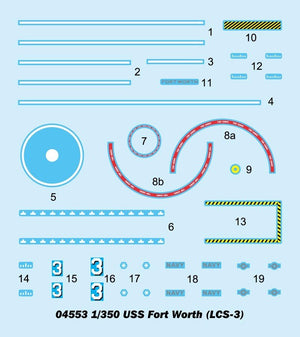 Trumpeter 04553 USS Fort Worth LCS-3 1/350 – image 4
