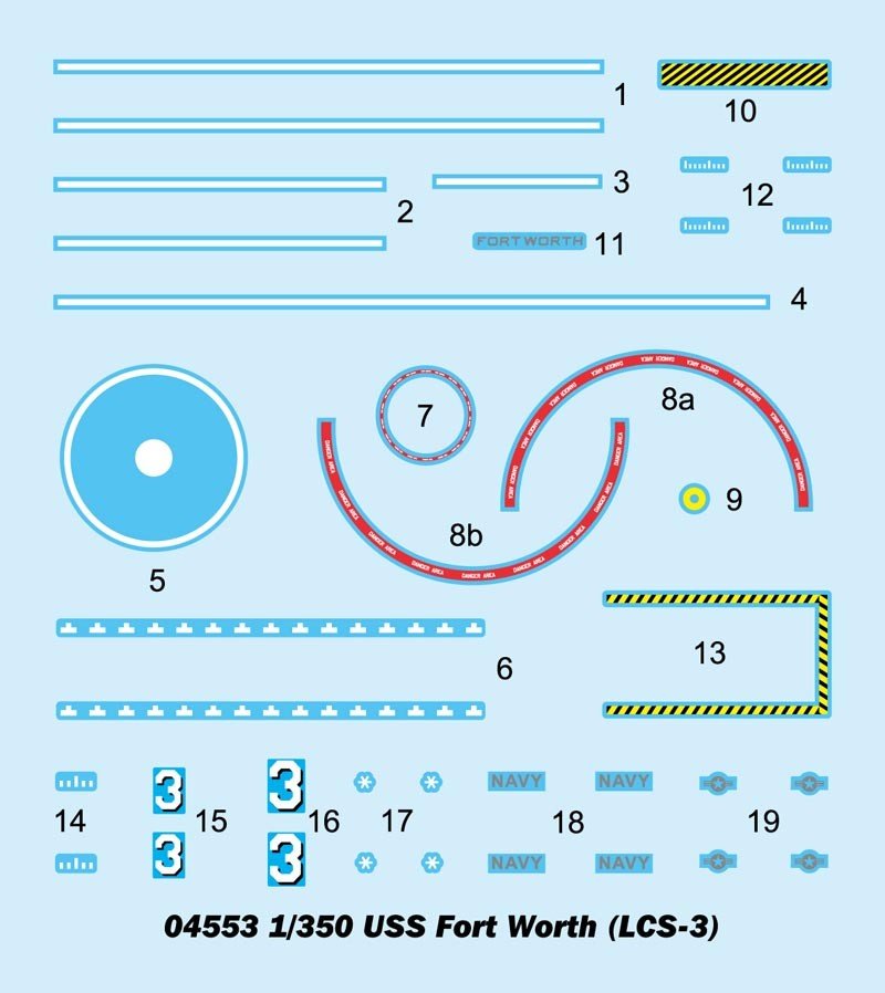 Trumpeter 04553 USS Fort Worth LCS-3 1/350 – image 4