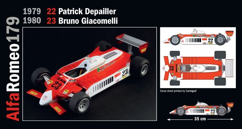 Italeri 4704 ALFA ROMEO 179 - 179C 1/12 – image 2