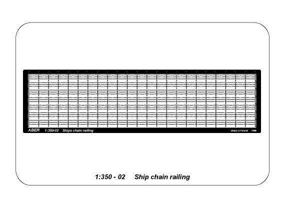 Aber 350-02 Ship chain railing 1/350 – image 5