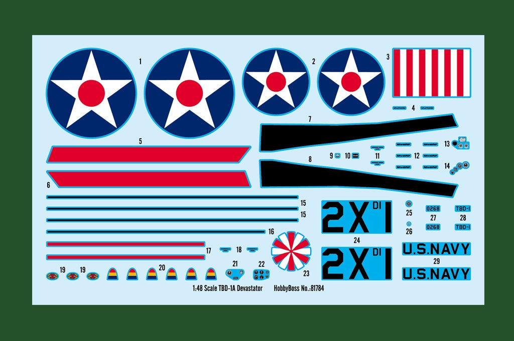 Hobby Boss 81784 TBD-1A Devastator 1/48 – obrázek 4