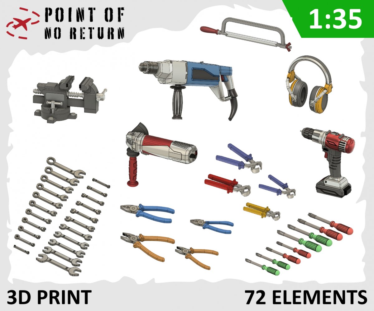 Point of no Return 3522004 Workshop Tools 1/35