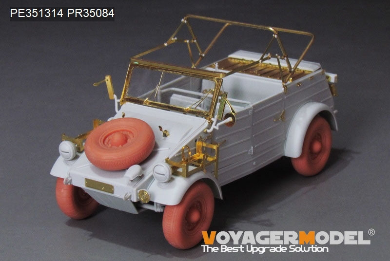 Voyager Model PE351314 WWII German Kubelwagen Type 82 Africa Troop Version Upgrade Set For MENG VS-015 1/35 – image 14
