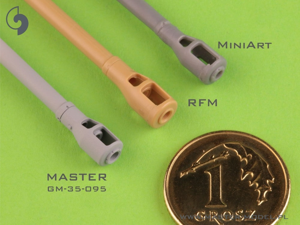Master GM-35-095 Sd.Kfz. 234/2 Puma - 50mm KwK39 L/60 gun barrel &amp;amp; MG-42 sniper (for MiniArt, RFM, Dragon models) 1/35 – image 9