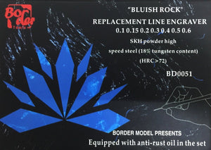 Border Model BD0051 Replacement Line Engraver - SET Blue – immagine 3