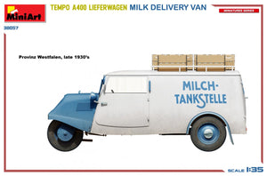 MiniArt 38057 TEMPO A400 LIEFERWAGEN. MILK DELIVERY VAN 1/35 – image 4
