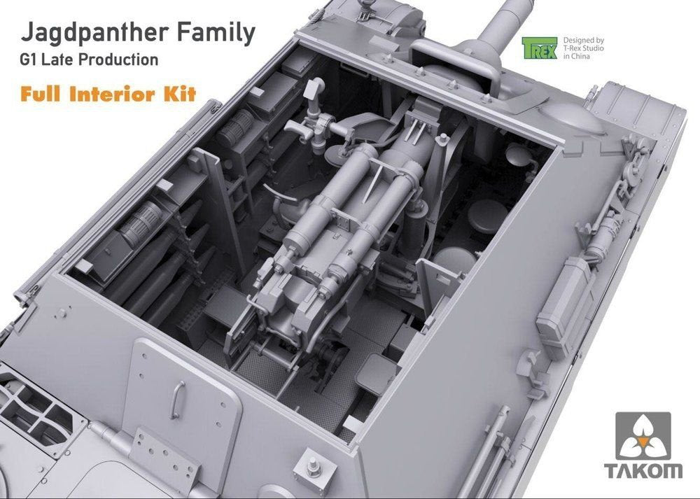 Takom 2106 JAGDPANTHER G1 GERMAN TANK DESTROYER LATE PRODCTION 1/35 – image 2