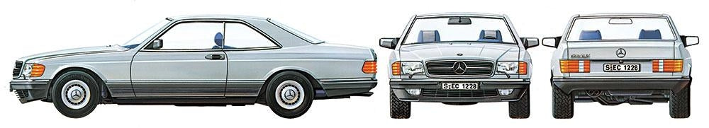 Tamiya 24029 Mercedes-Benz 500 SEC 1/24