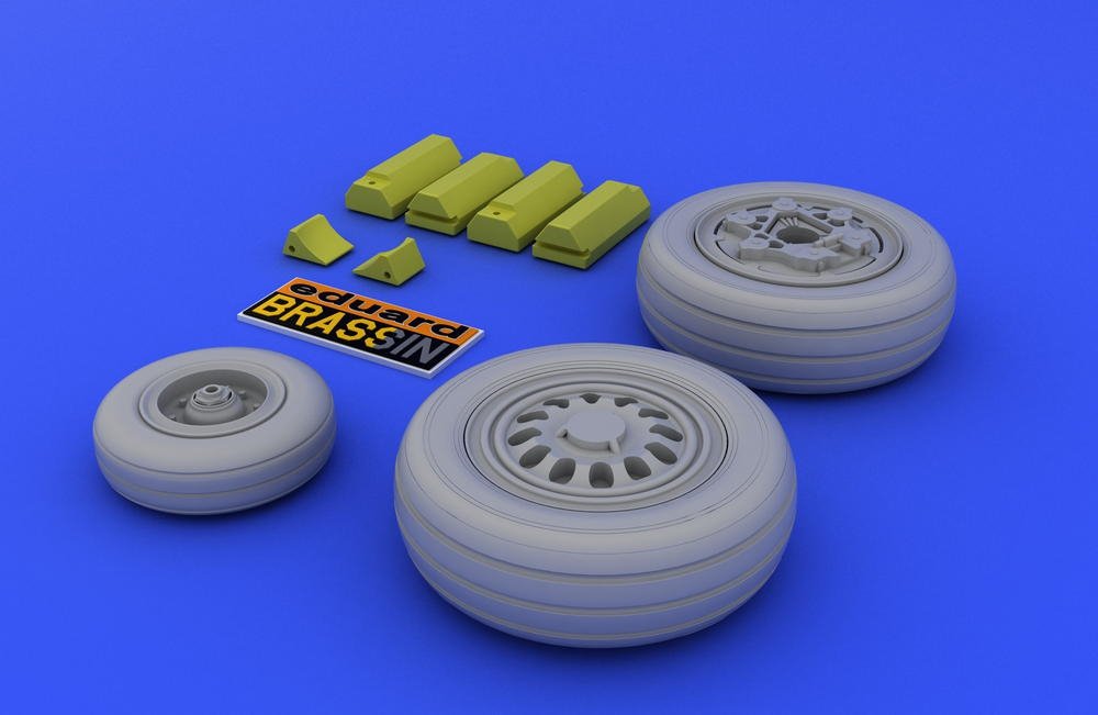 Eduard 648011 F-16 late wheels 1/48 (Kinetic Model) – Bild 3