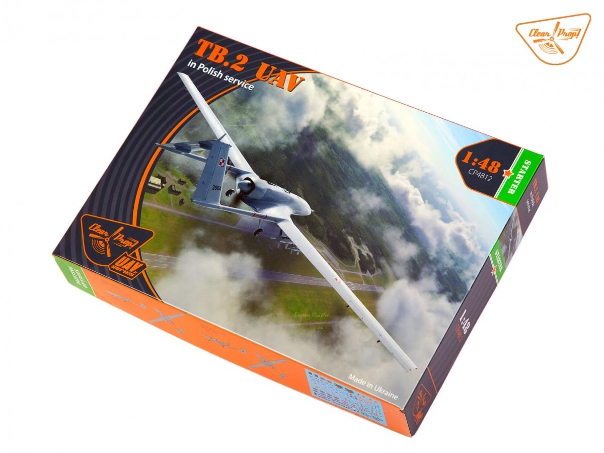 Clear Prop! CP4812 TB.2 UAV in Polish Service STARTER KIT 1/48 – Bild 2