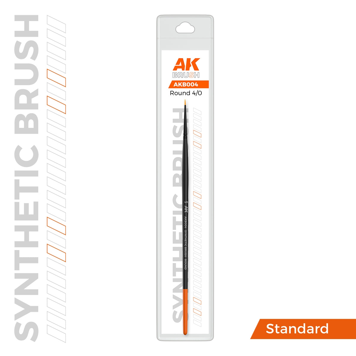 AK Interactive AKB004 AK SYNTHETIC BRUSH – ROUND 4/0 – Bild 2