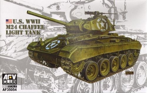 AFV Club 35054 US WWII M24 Chaffee Light Tank (1/35)