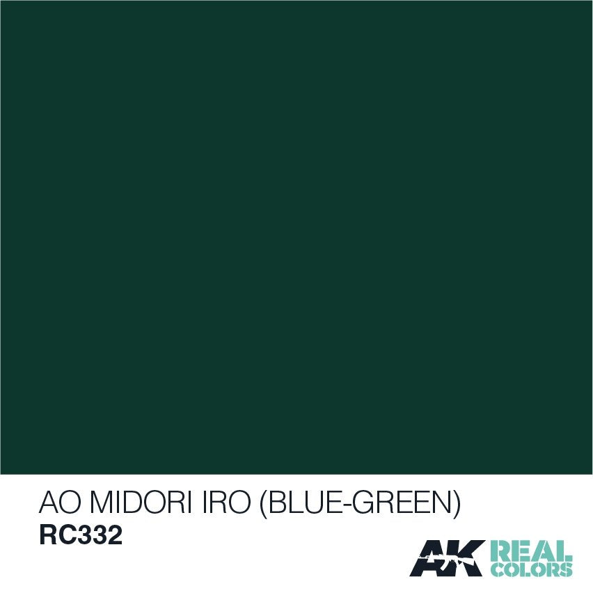 AK Interactive RC332 AO MIDORI IRO (BLUE-GREEN) 10ML – Bild 2