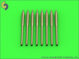 Master SM-350-083 IJN 12.7cm/50 (5in) 3rd Year Type barrels - for turrets without blastbags (8pcs) - most IJN destroyers built 1930-1945 (1/350)