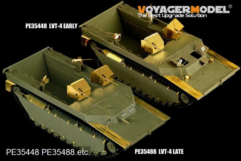 Voyager Model PE35488 WWII US LVT-4 Water Buffalo Landing Vehicle Tracked Late version basic For AFV CLUB 35198 1/35 – image 7