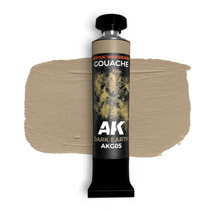 AK Interactive AKG05 Dark earth – AK GOUACHE
