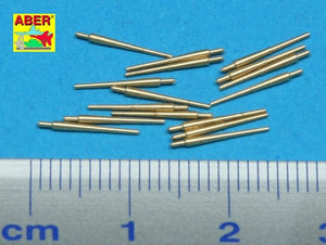 Aber 350L-28 Set of 16 pcs 102 mm QF Mk.XVI barrels for Royal Navy ships (1/350) – immagine 2