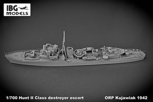 IBG 70002 ORP Kujawiak 1942 Hunt II class destroyer escort 1/700 – Bild 3