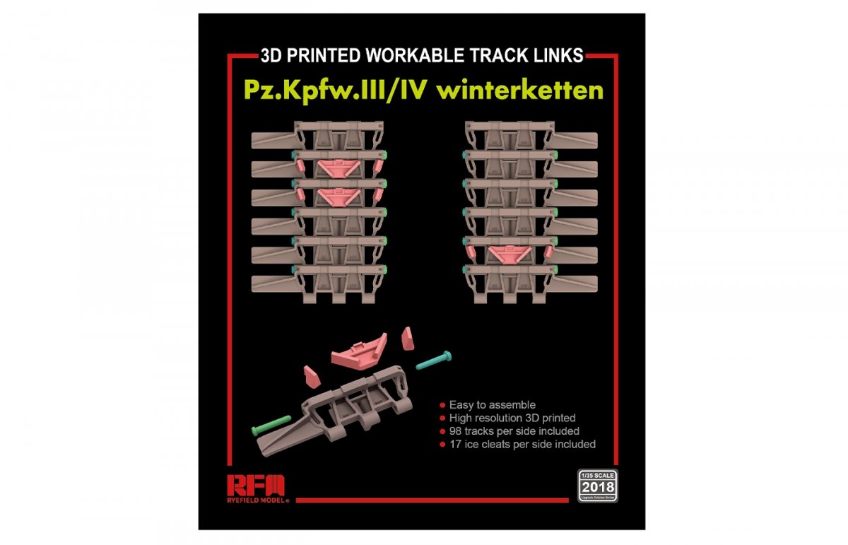 Rye Field Model 2018 Pz.Kpfw.III/IV winterketten 1/35 – image 2