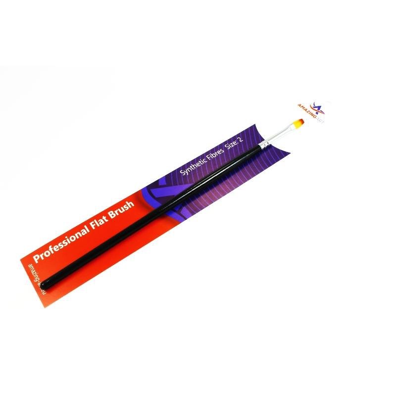Amazing Art 13012 SYNTHETIC BRUSH FLAT 2
