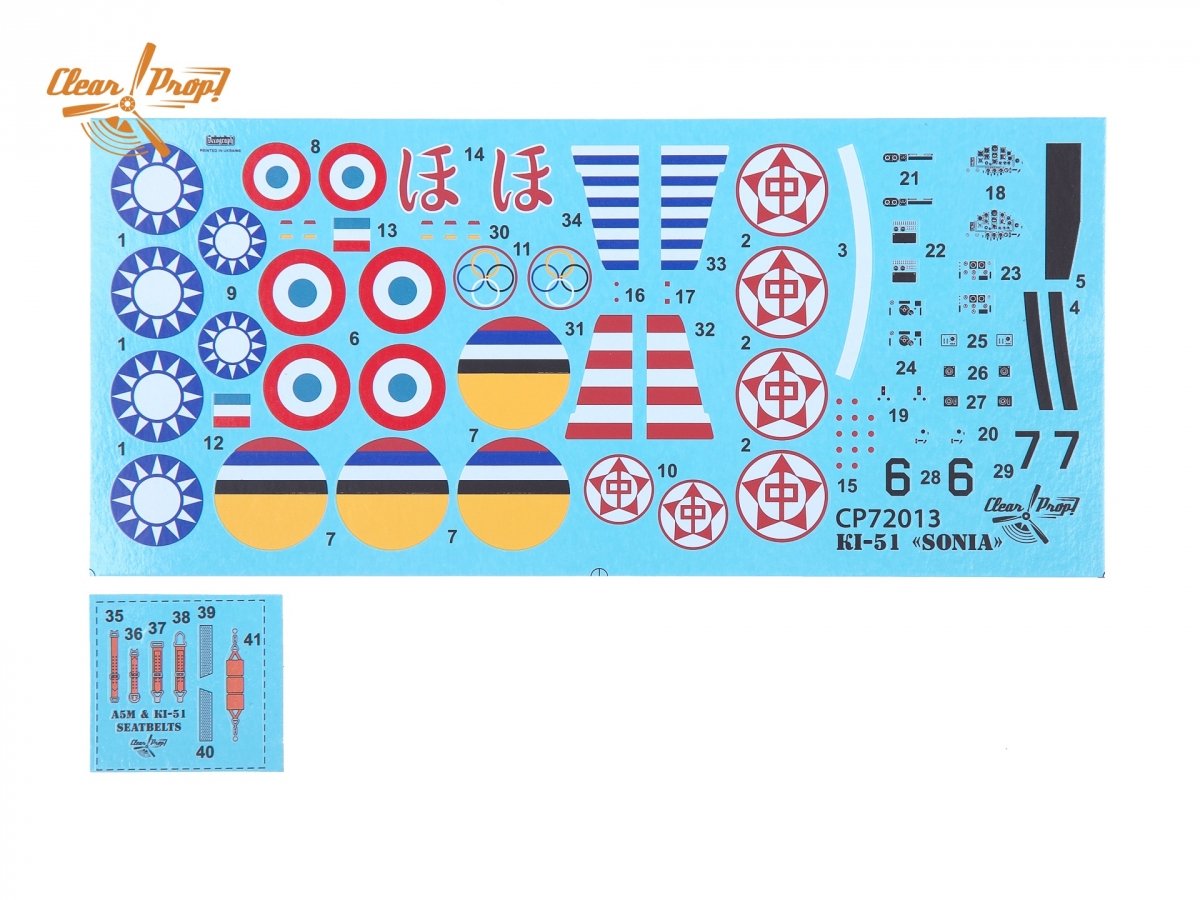 Clear Prop! CP72013 Ki-51 Sonia in foreign service STARTER KIT 1/72 – image 4