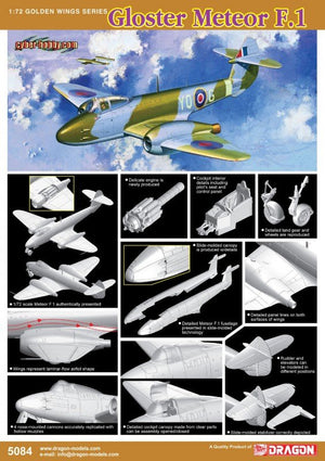 Cyber Hobby 5084 Gloster Meteor F.1 1/72 – imagen 2