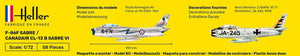 Heller 80277 F-86F SABER / CANADAIR CL-13 B SABER VI 1/72 – image 5