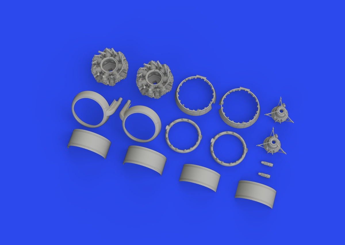 Eduard 648983 Beaufort Mk. I engines PRINT ICM 1/48 – image 4