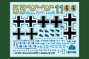 Hobby Boss 81791 Messerschmitt Bf109E-3 1/48 – obrázek 19