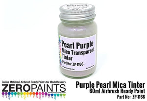 Zero Paints ZP-1166 Pearl Purple Mica Transparent Tinter Paint 60ml