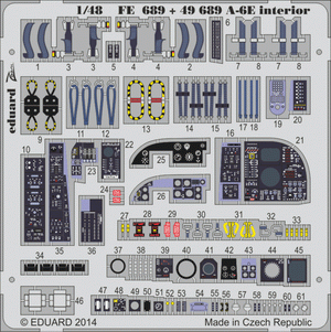Eduard 49689 A-6E interior SA HOBBY BOSS 1/48