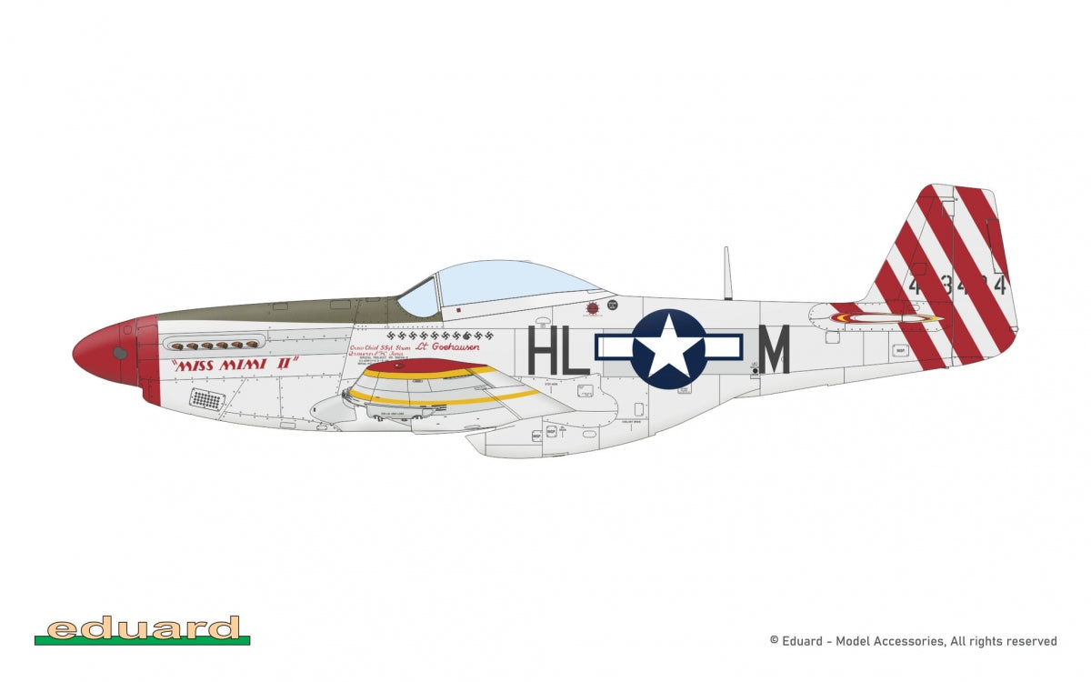 Eduard 7476 P-51D-5 Mustang Weekend Edition 1/72 – obrázek 5