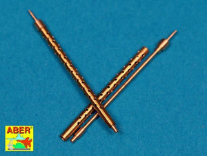 Aber A32013 Set of 2 barrels for 13.2 mm Japanese Type 3 aircraft machine guns used on Mitsubishi A6M5b/c, A6M7, A6M8 (1/32) – immagine 4