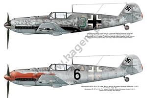 Kagero 7096 Messerschmitt Bf 109 T EN/PL – Bild 4