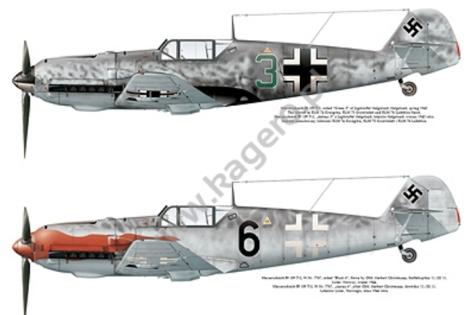 Kagero 7096 Messerschmitt Bf 109 T EN/PL – Bild 4