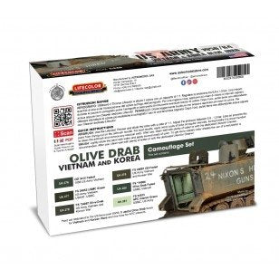 Lifecolor CS60 Acrylic paint set US Tanks 6x22ml – Bild 2