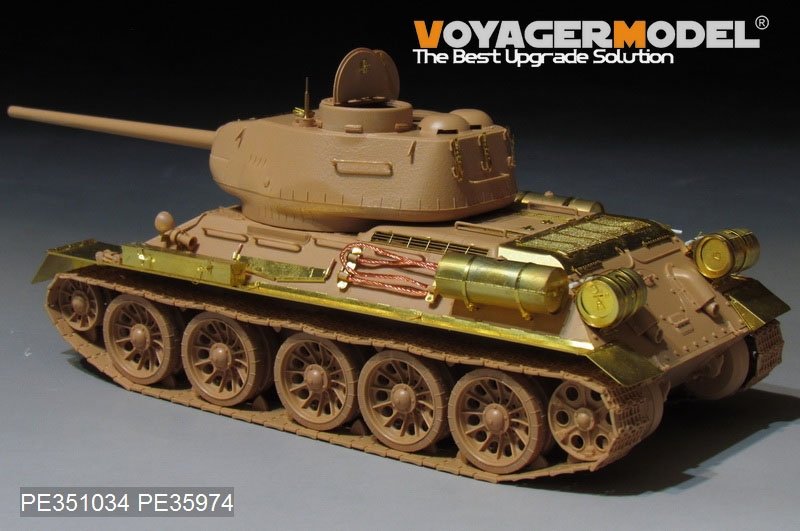 Voyager Model PE351034B (B ver include Gun Barre) WWII Russian T-34/85 No.174 Factory Production Basic（For RMF5059/5040）1/35 – zdjęcie 2