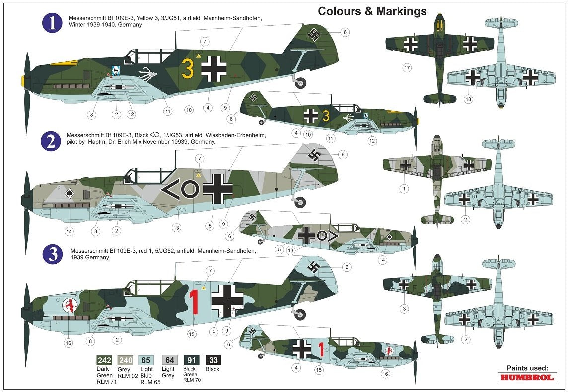 AZ Model AZ7665 Bf 109E-3 “Sitzkrieg“ 1939″ 1/72 – immagine 2