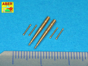 Aber A72 008 B wing (1 variant) armament for British fighter Spitfire Mk.I to V; Hispano 20mm x 2 (1 variant), Browning .30 tips x 4 1/72 – immagine 2