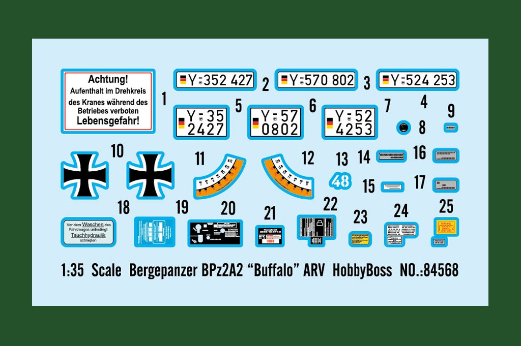 Hobby Boss 84568 Bergepanzer BPz2A2 Buffalo ARV 1/35 – obrázek 4