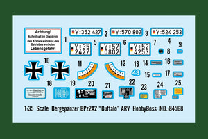 Hobby Boss 84568 Bergepanzer BPz2A2 Buffalo ARV 1/35 – obrázek 4