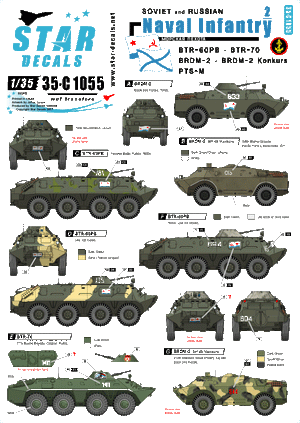 Star Decals 35-C1055 Naval Infantry 2 1/35
